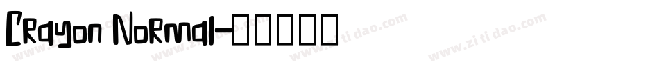 Crayon Normal字体转换